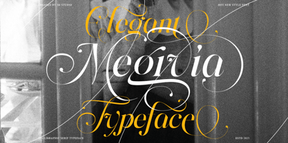Megivia Font Poster 6