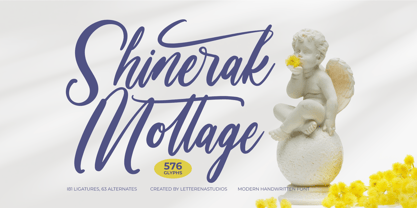 Shinerak Mottage Font Poster 1
