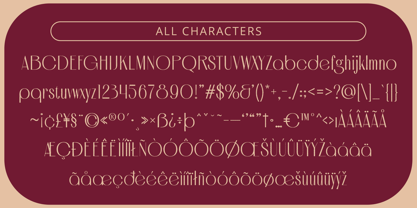 Celesia Stamp Font Poster 6