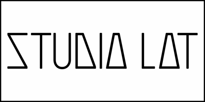 Studio Lot JNL Font Poster 2