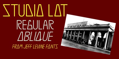 Studio Lot JNL Font Poster 1