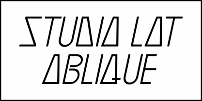 Studio Lot JNL Font Poster 4