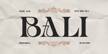 Choga Font Poster 5