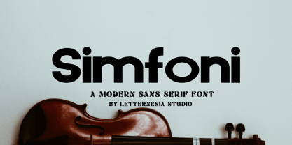 Simfoni Font Poster 1