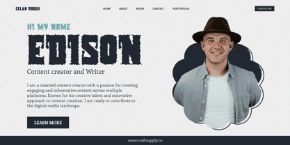 Celan Rough Font Poster 3