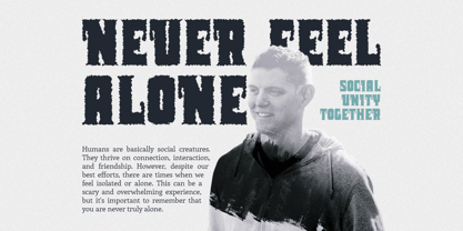 Celan Rough Font Poster 4