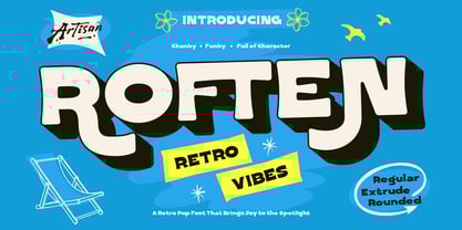 Roften Font Poster 1