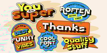 Roften Font Poster 11