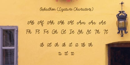 Oskadhon Font Poster 14