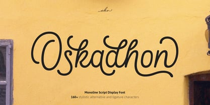 Oskadhon Font Poster 1