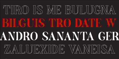 Dominus Black Font Poster 3