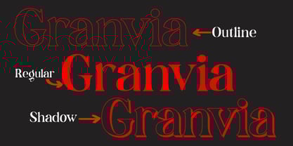 Dominus Black Font Poster 7