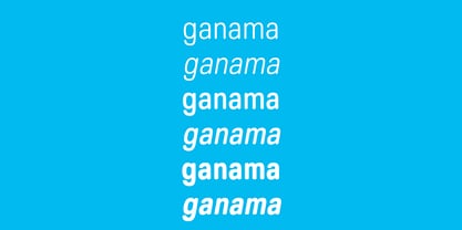 Ganama Font Poster 4