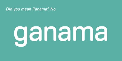 Ganama Font Poster 1