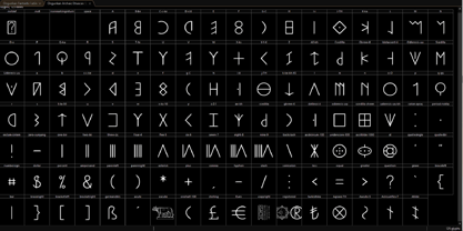 Ongunkan Archaic Etruscan Scrip Font Poster 3