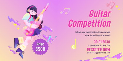 Fox Elliot Font Poster 2