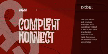 Zugesh Font Poster 2