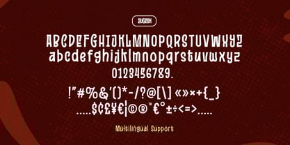 Zugesh Font Poster 9