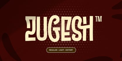 Zugesh Font Poster 1