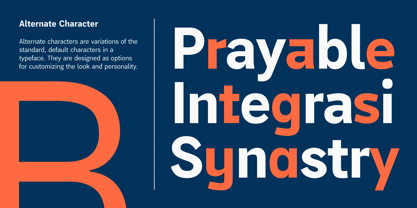 Agyx Sans Variable Font Poster 2