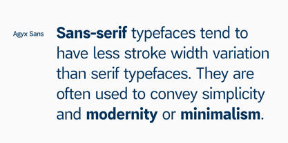 Agyx Sans Variable Font Poster 8
