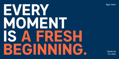 Agyx Sans Variable Font Poster 9