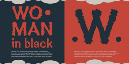 Cavella Rough Font Poster 4