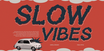 Cavella Rough Font Poster 2