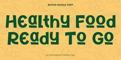 Yellow Ramen Font Poster 3
