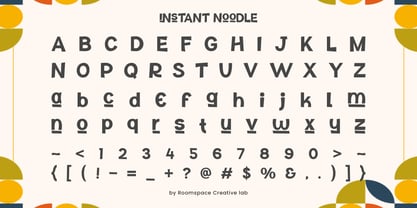 Yellow Ramen Font Poster 9