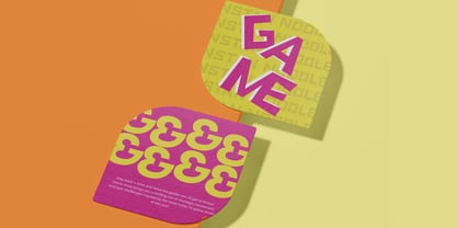 Yellow Ramen Font Poster 12