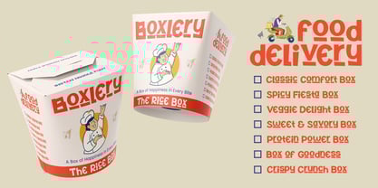 Yellow Ramen Font Poster 5