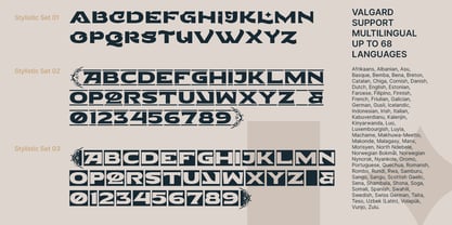 Valgard Font Poster 8