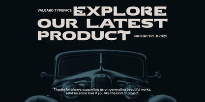 Valgard Font Poster 15