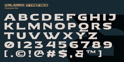 Valgard Font Poster 7