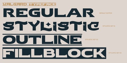 Valgard Font Poster 9
