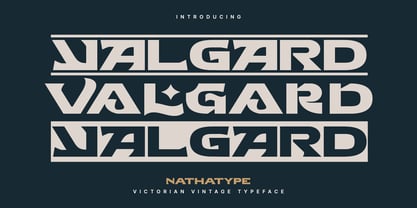 Valgard Font Poster 1