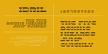 Idril Font Poster 6