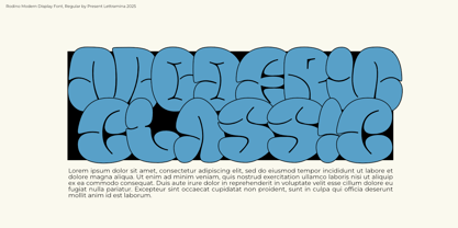 Rodino Font Poster 2