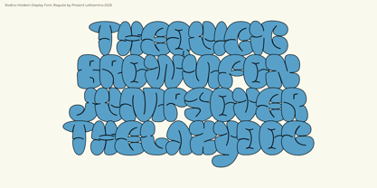 Rodino Font Poster 6