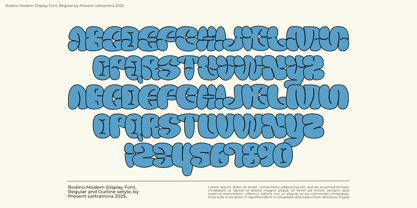 Rodino Font Poster 10