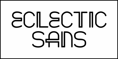 Eclectic Sans JNL Font Poster 2