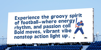 Mighty Swifta Font Poster 8