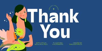 Mighty Swifta Font Poster 15