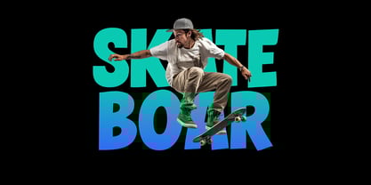 Black Rattle Font Poster 5