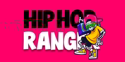 Black Rattle Font Poster 4