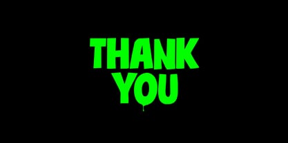 Black Rattle Font Poster 7