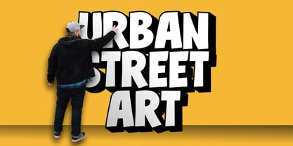 Black Rattle Font Poster 6