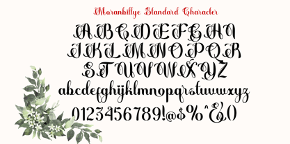 Moranbillye Font Poster 5