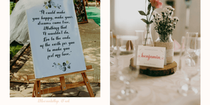 Moranbillye Font Poster 6